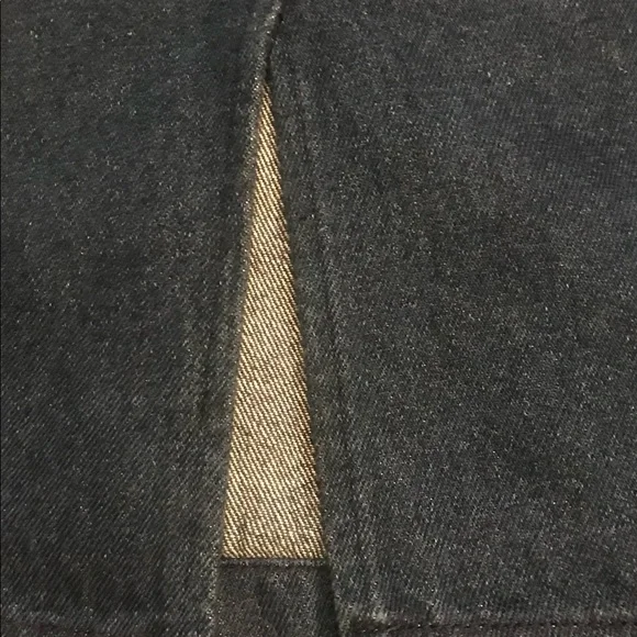 JEAN SKIRT WRAP AROUND BELT SEXY BACK SLIT - Picture 5 of 6